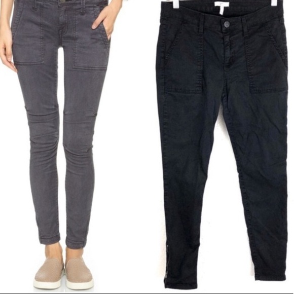 JOIE Black Skinny Zipped Ankle Jeans - Picture 1 of 4